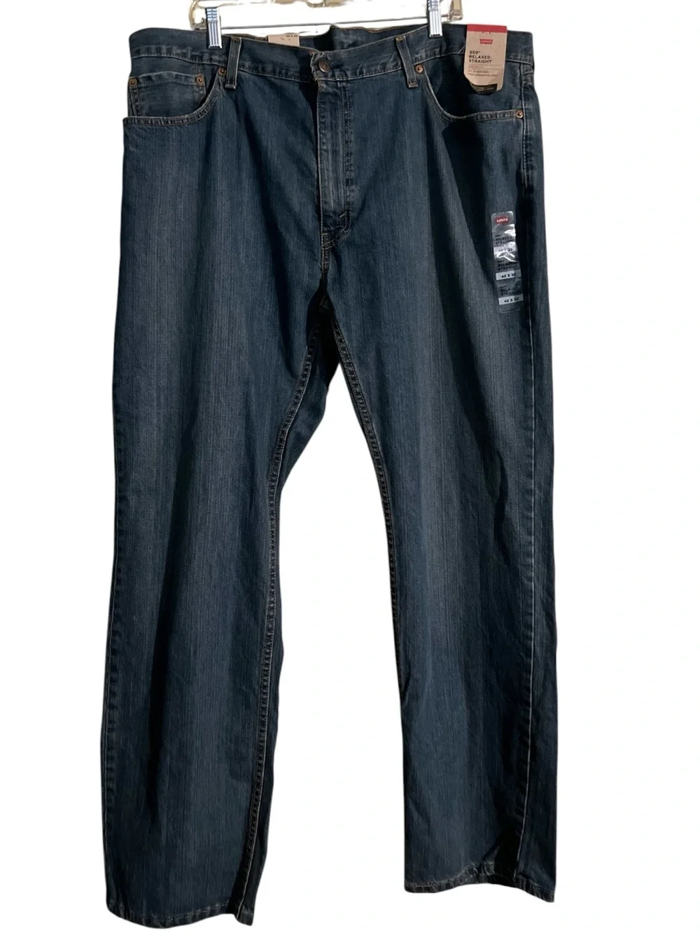 Levi's 559 Jeans Men's 42/32 Medium Wash Indigo Straight-Leg Relaxed Fit